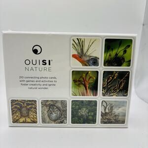 Ouisi Nature Games of Visual Connection 210 Picture Cards Memory NIB NEW Sealed